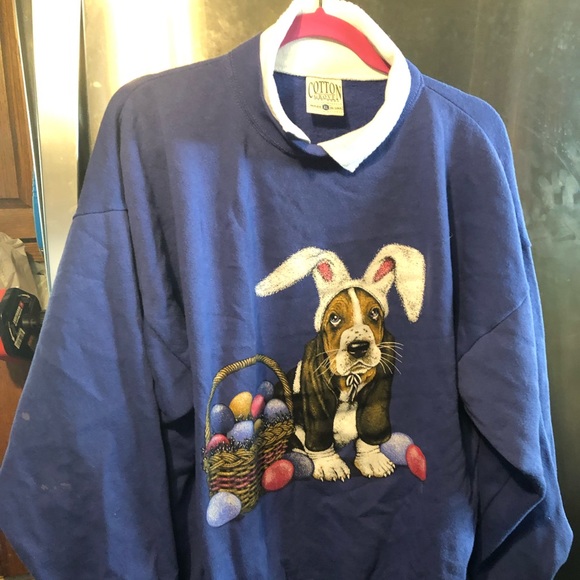 Cotton Grove Des. Easter Sweatshirt-418 $25 or $20 w/offer - Picture 1 of 6